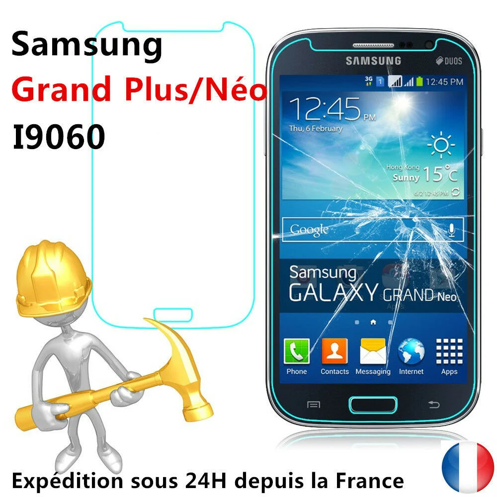 

Film Vitre protection d'cran VERRE TREMPE For Samsung Galaxy Grand Plus / No i9060