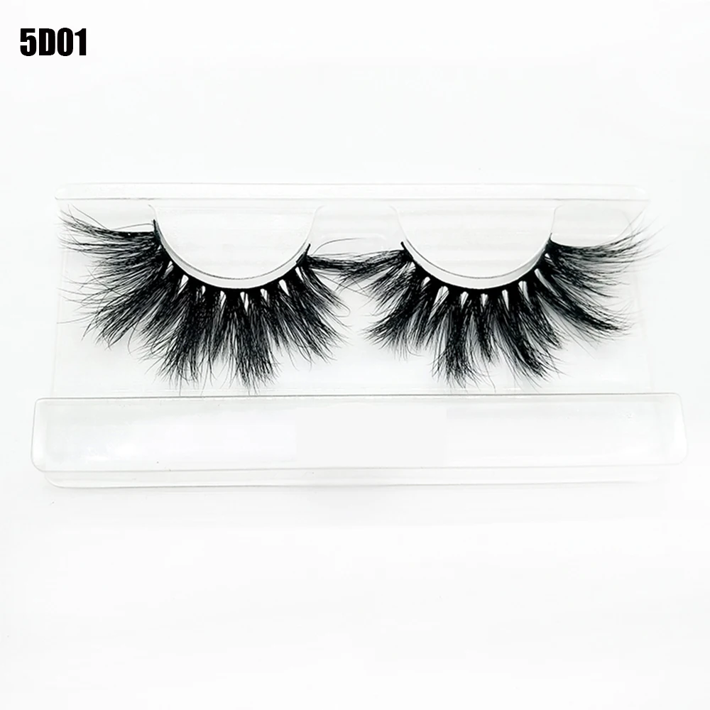 Mink Eyelashes Criss-Cross Natural Fake lashes Length 25mm Makeup 3D Mink Lashes Extension Eyelash Beauty