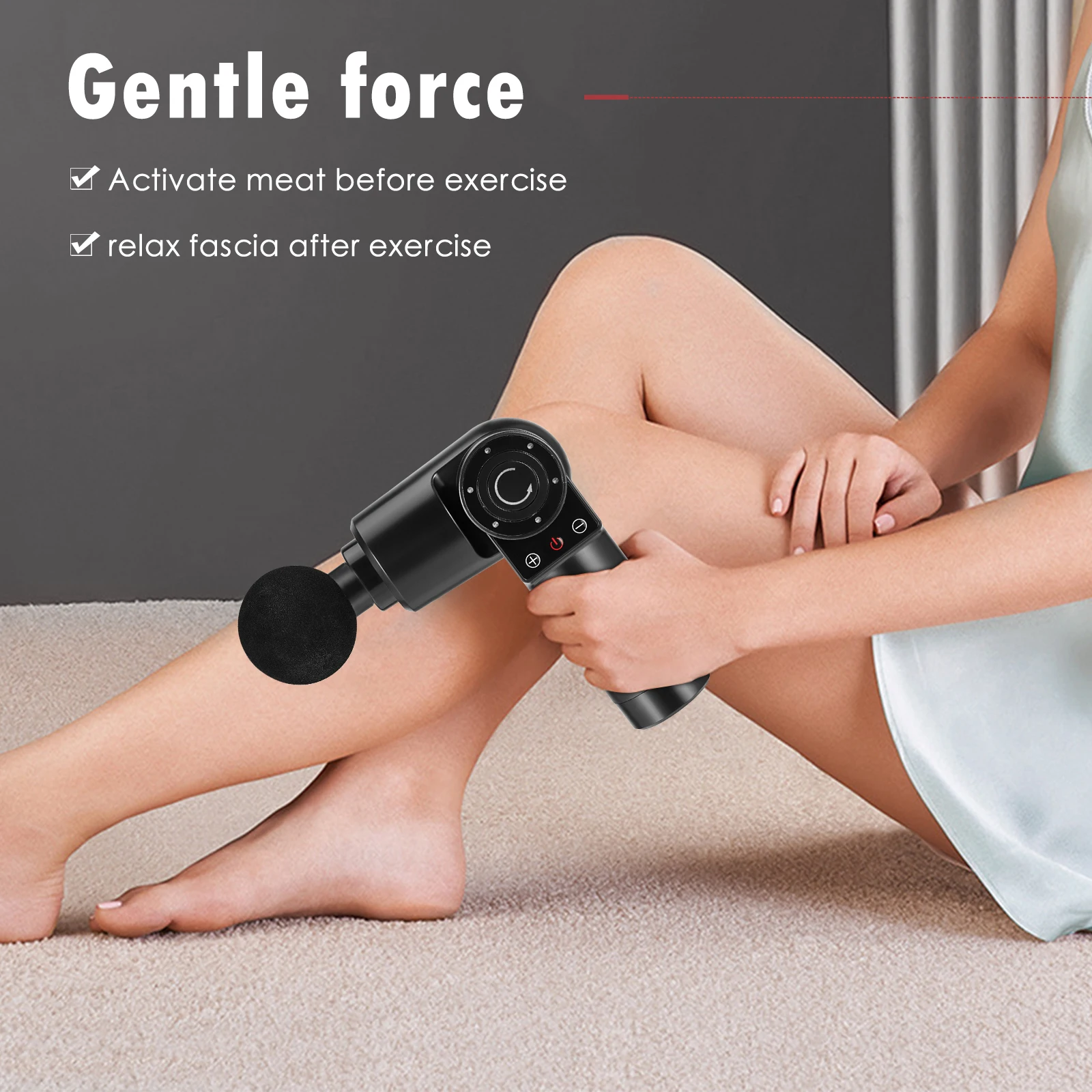 

Massage Gun Massager Gun Machine Deep Muscle Relaxation Fascia Massager 6 Modes Body Massager