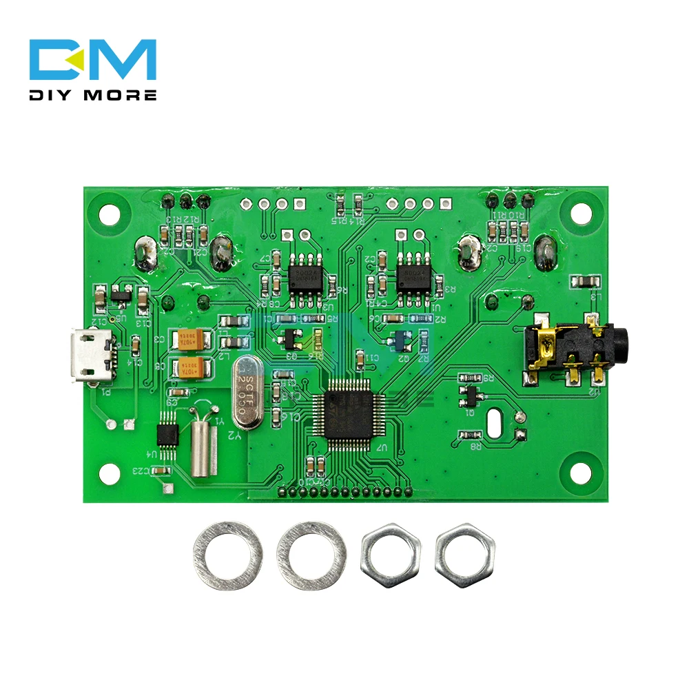 Цифровой стерео FM радиоприемник DSP PLL модуль 87 108 МГц с последовательным контролем