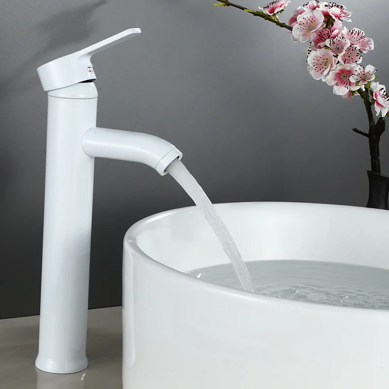 Белый Нержавеющая сталь стол вентиль бассейна Европейский Чистый умывальник для