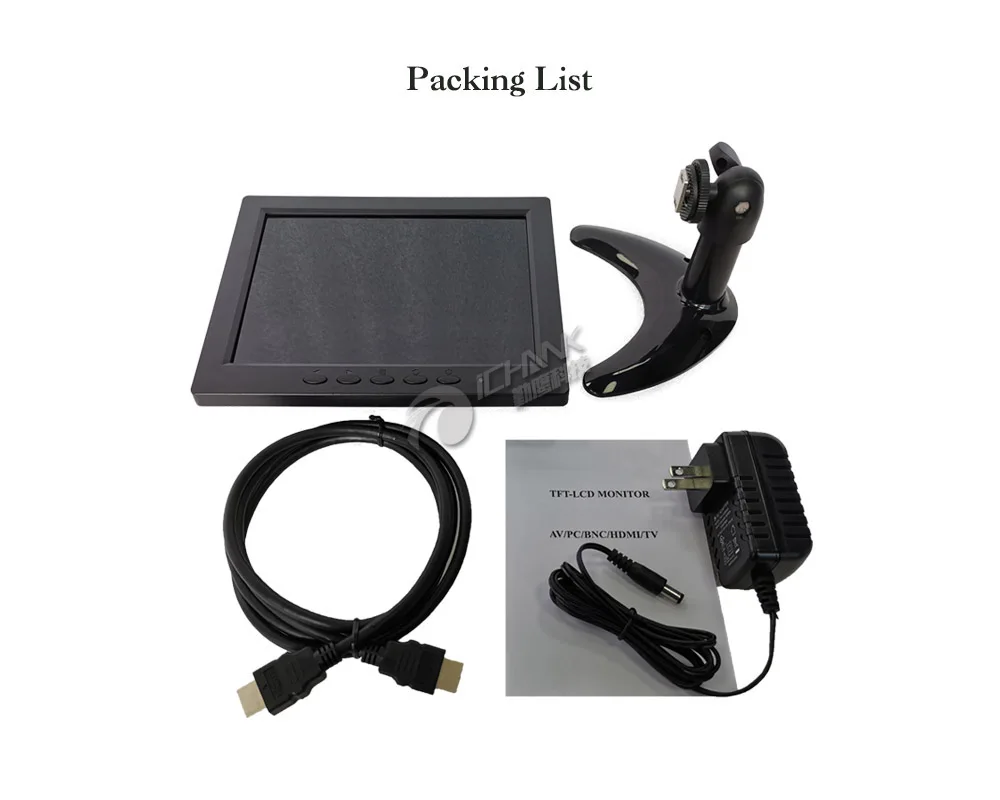 ZB080JN-262/8 дюймов 1024x768 4:3 портативный небольшой размер AV BNC HDMI VGA промышленный Медицинский микроскоп ПК монитор ЖК-экран