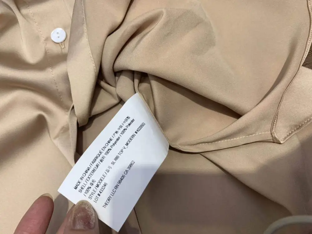 

Turn-down Collar Women's Waist Knotted Shirt New OL Office Wear Single-breasted Blouse And Tops With Pocket