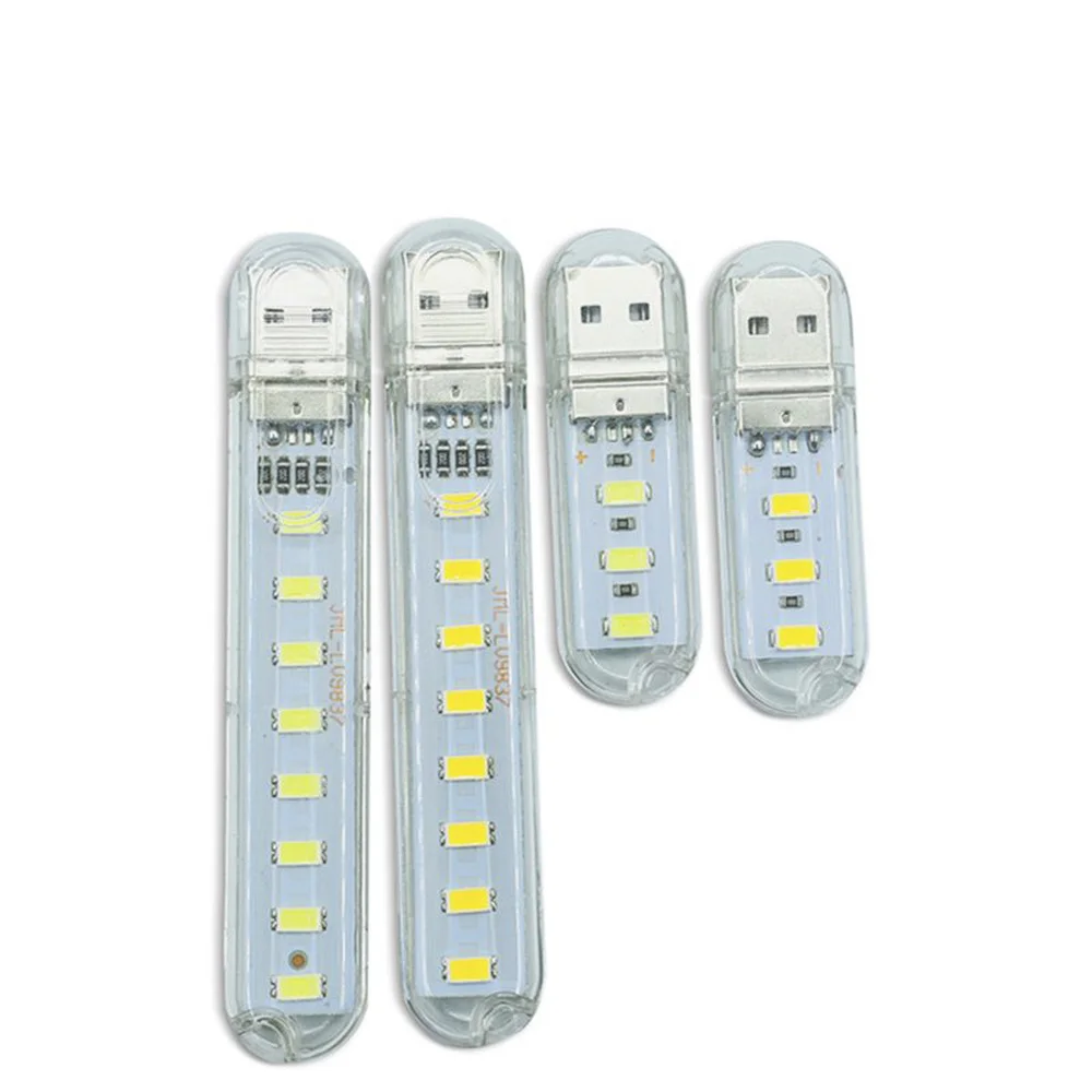 Портативный USB 5V Настольный светильник для чтения 3 8 12 24 светодиодов SMD 5730