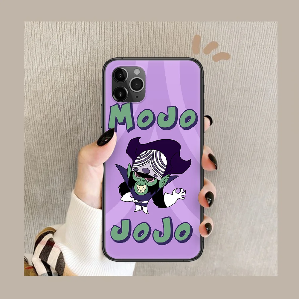 

Mojo Jojo Phone Case Cover Hull For iphone 5 5s se 2 6 6s 7 8 12 mini plus X XS XR 11 PRO MAX black Bumper Silicone Etui 3D