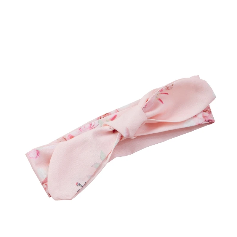 

2021 Summer 2Pcs Newborn Baby Girl Clothing Set Floral Print Ruffel Sleeve Bodysuit+ Bow-Tie Headband Baby Clothing Outfit 0-12M