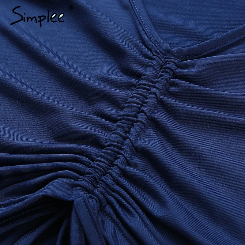 Женская рубашка Simplee с длинными рукавами, привлекательный укороченный топ на завязке, облегающая блузка для Рождества и клубной вечеринки, женский топ с чокером
