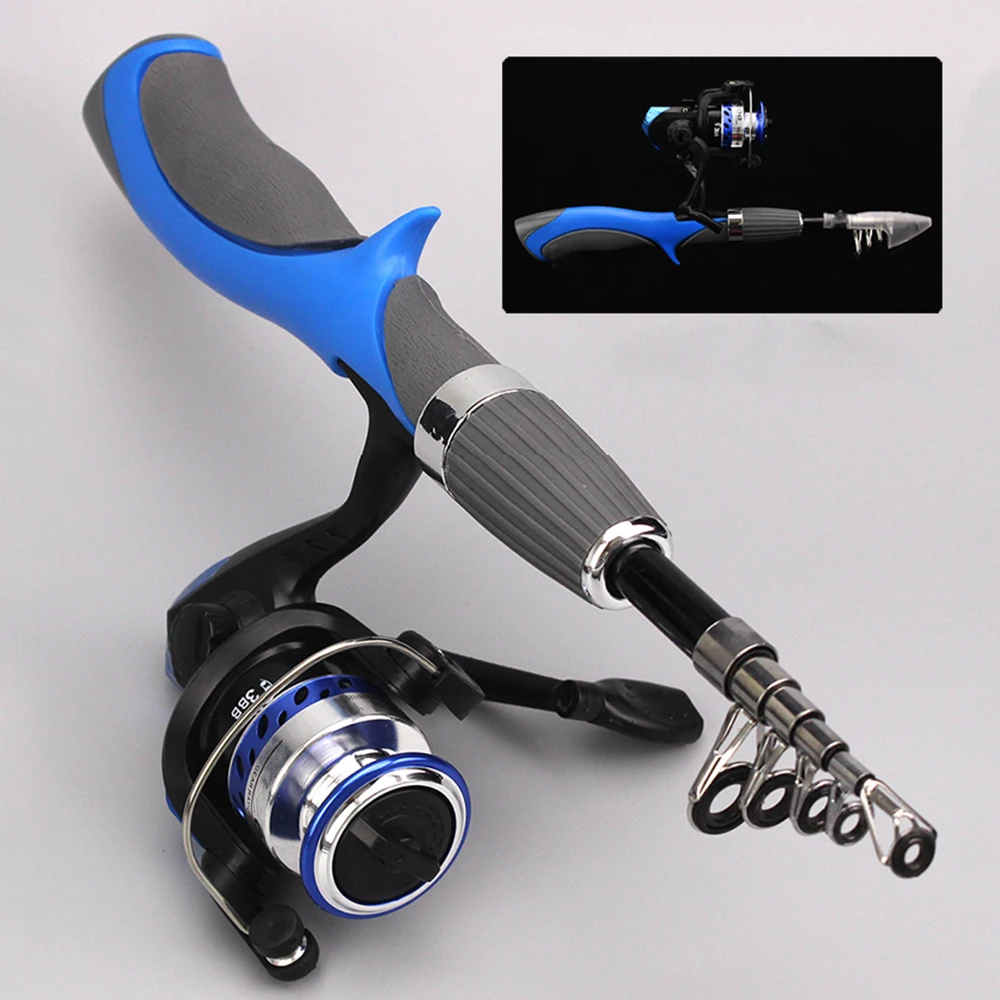 

1.4M Carbon Fiber Rod Superhard Boat Fly Lure Fishing Rod with Fishing Reel Set Fishing Tackle Rod Combo Rod Fishing Gear