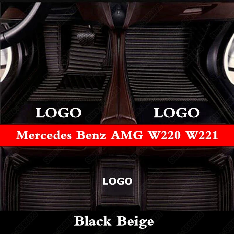 Автомобильные коврики для Mercedes Benz AMG W140 W220 W221 W222 S350 S400 S450 S500 S550 S600 S63|Автомобильные