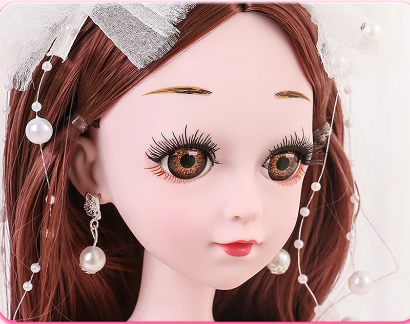 1 комплект, 60 см, BJD куклы, игрушки с одеждой, 3D глаза, свадебное платье для вечеринки, обувь для девочек, кукла, аксессуары, куклы, игрушки для девочек