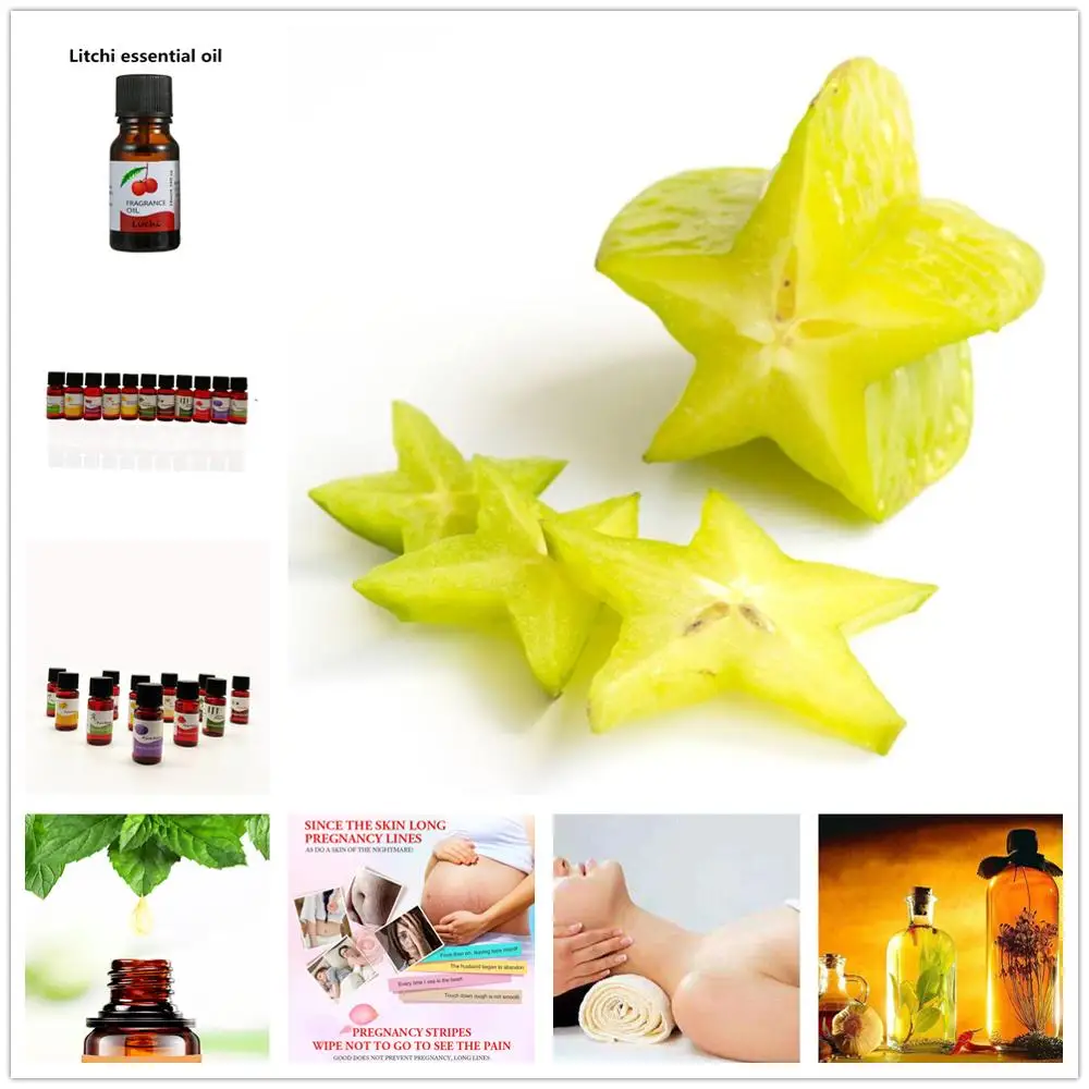 Высококачественное Органическое эфирное масло Starfruit 10 мл очищающее воздушное