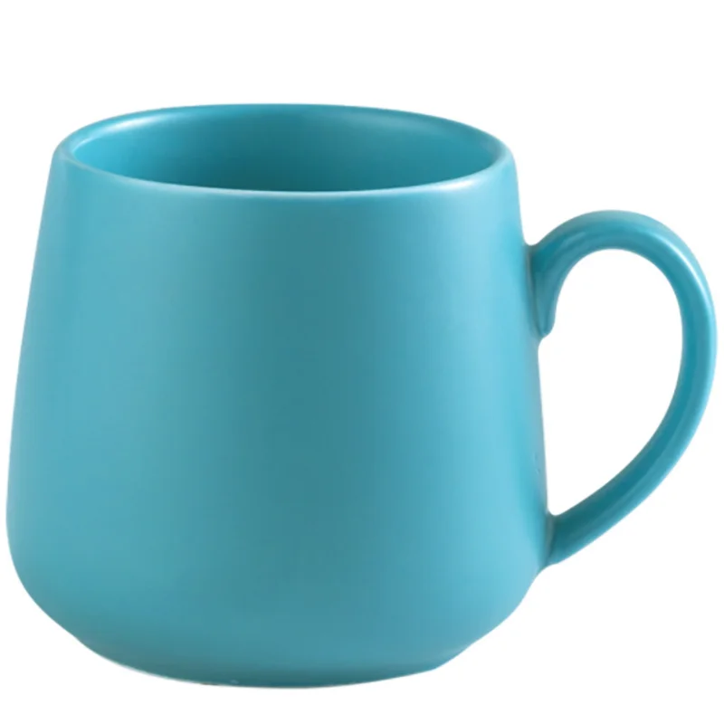 380 мл креативная матовая кофейная кружка чашки для молока бытовая однотонная