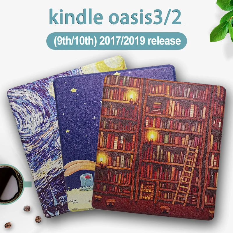 Чехол для Kindle Oasis (9 го поколения 2017 10 2019) E reader 2 3 2017/2019 чехол с автоматическим