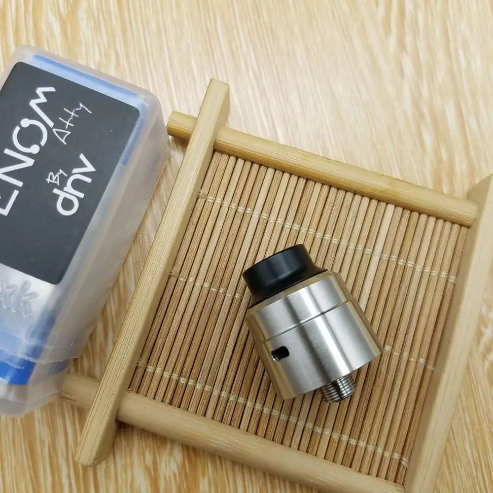Атомайзер Venom Atty BF RDA Rebuildable Dripping Tank диаметром 22 мм для электронной сигареты 510 Vape Box