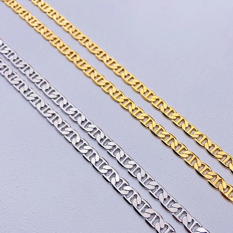 

Niche design, day chain clavicle necklace fashion personality brass plating 18K gold Holiday gift