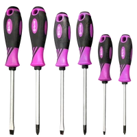 6pcs screwdriver set repair hand tool non slip maintain install screwdriver set for electronic bike house appliance computer