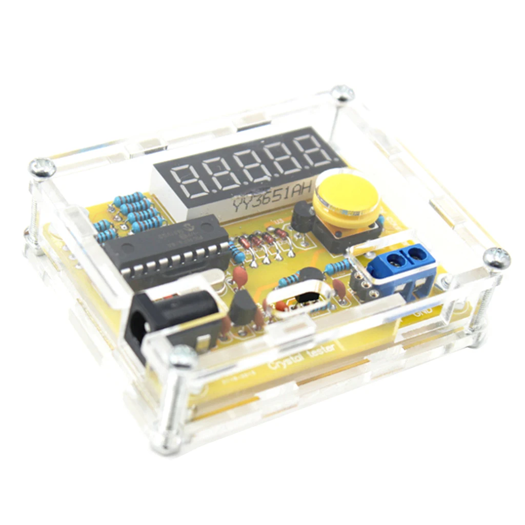 1 Гц 50 МГц кристалл осциллятор измеритель частоты Счетчик DIY Kit с универсальным