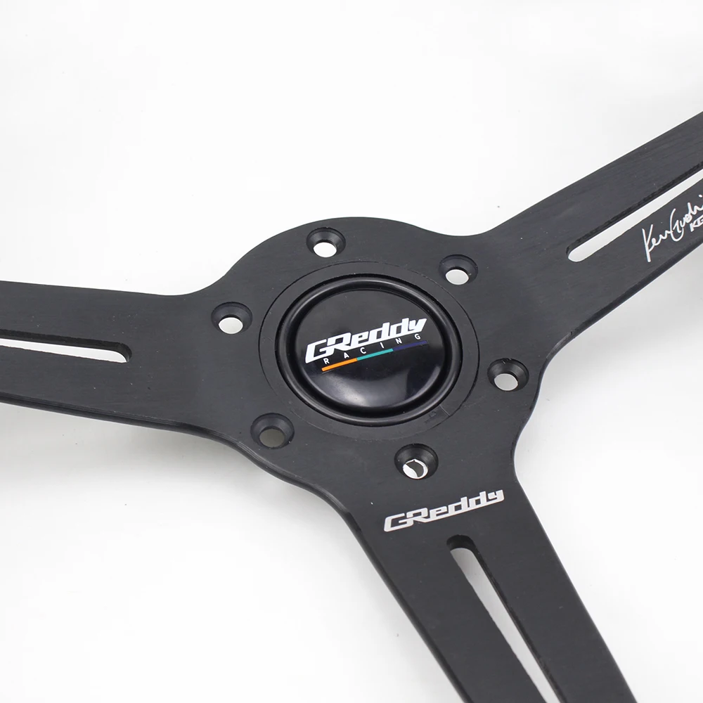 Универсальный 14 дюймовый гоночный руль из замши | Автомобили и мотоциклы