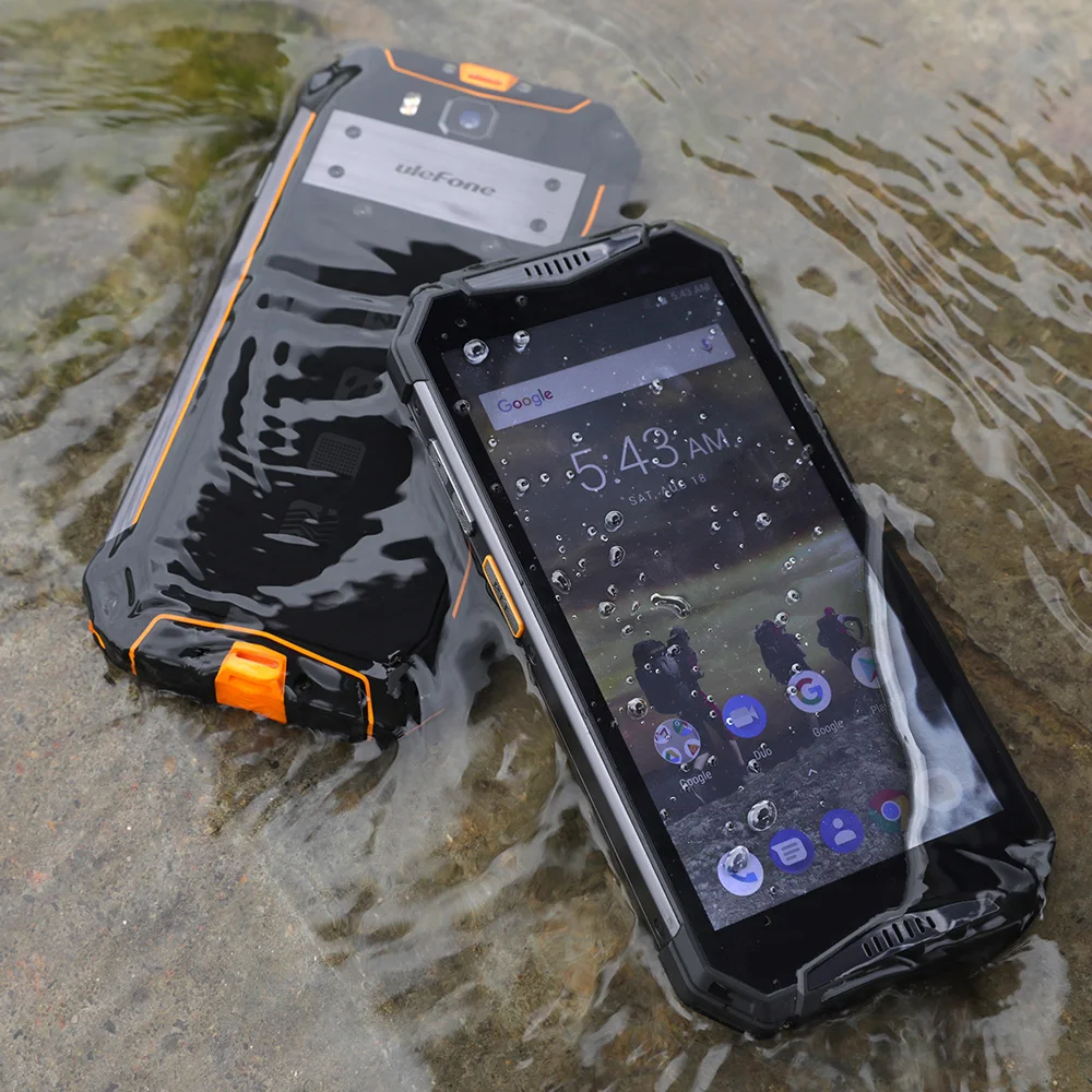 Ulefone Armor 3W 5,7 ''мобильный телефон Android 9,0 6 ГБ 64 Гб разблокировка отпечатков пальцев NFC OTG 21 МП Helio P70 Восьмиядерный двухsim-смартфон