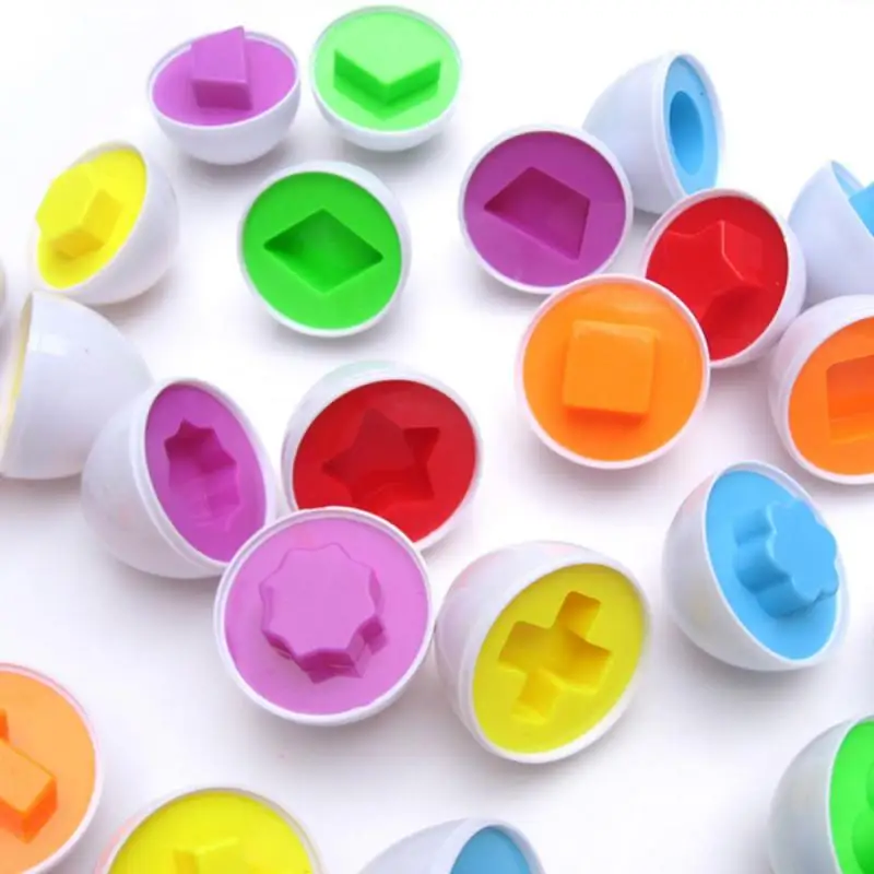 

Baby Toys Puzzle Random Educational Toys Recognize Color Shape Kids Egg Fight Inserted Color Matching Toys For Kid