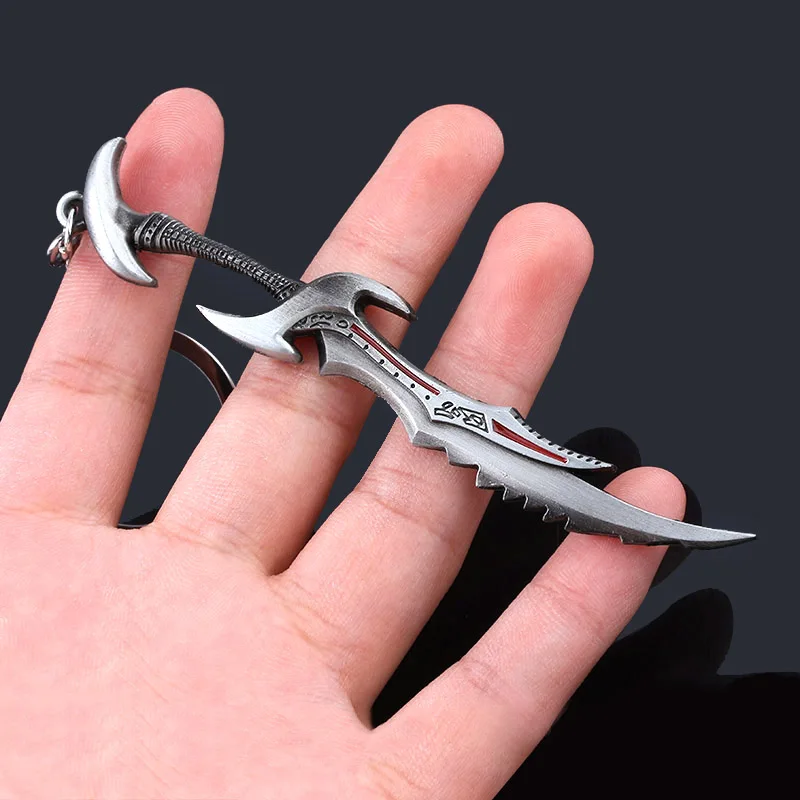 The Elder Scrolls Daedric Sword Keychain Morrowind Dinosaur Fly Dragon Metal Weapon Model For Men Souvenir Jewelry Gift | Украшения и