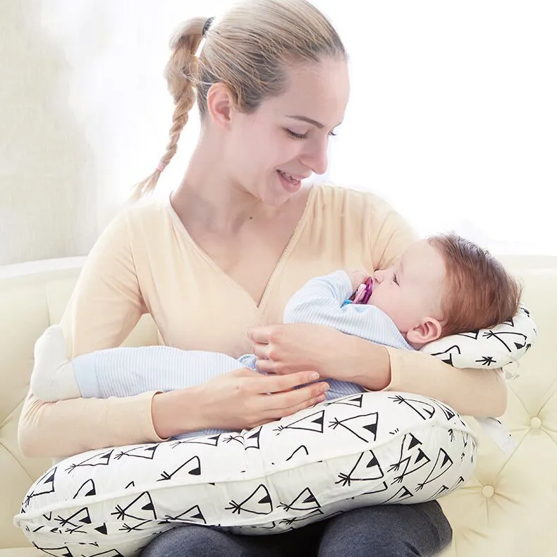 

Newborn U-shaped Breastfeeding Pillow Infant Side Sleeper Pillow Pregnant Women Lumbar Support Pillow Protect Neck Baby Bedding