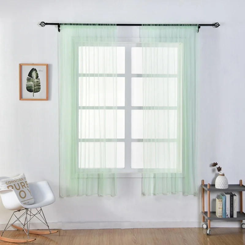 Современные шторы на окна драпировка занавески для кухни спальни из тонкой ткани