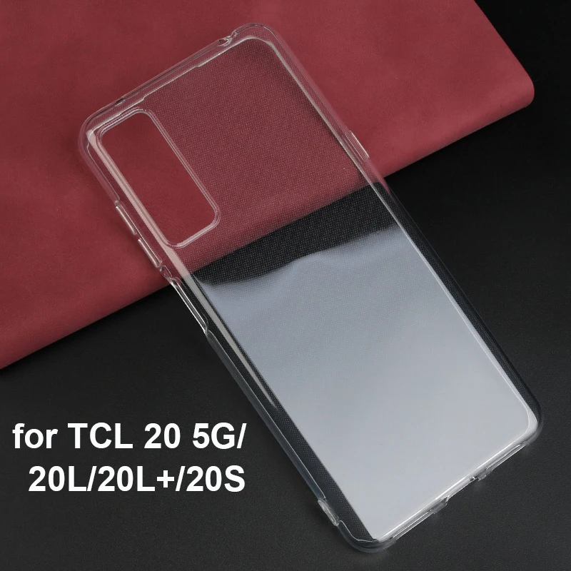 

Soft TPU Case For TCL 20S 20L Plus 20 SE Pro Transparent Silicone Case for TCL 20SE 20Pro 5G Back Clear Protective Cover Caps