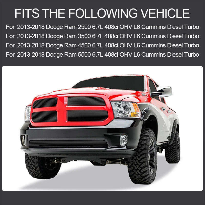 SPEEDWOW пластины охладитель и дроссельного клапана комплект для 2013-2018 Dodge Ram 2500 3500 4500