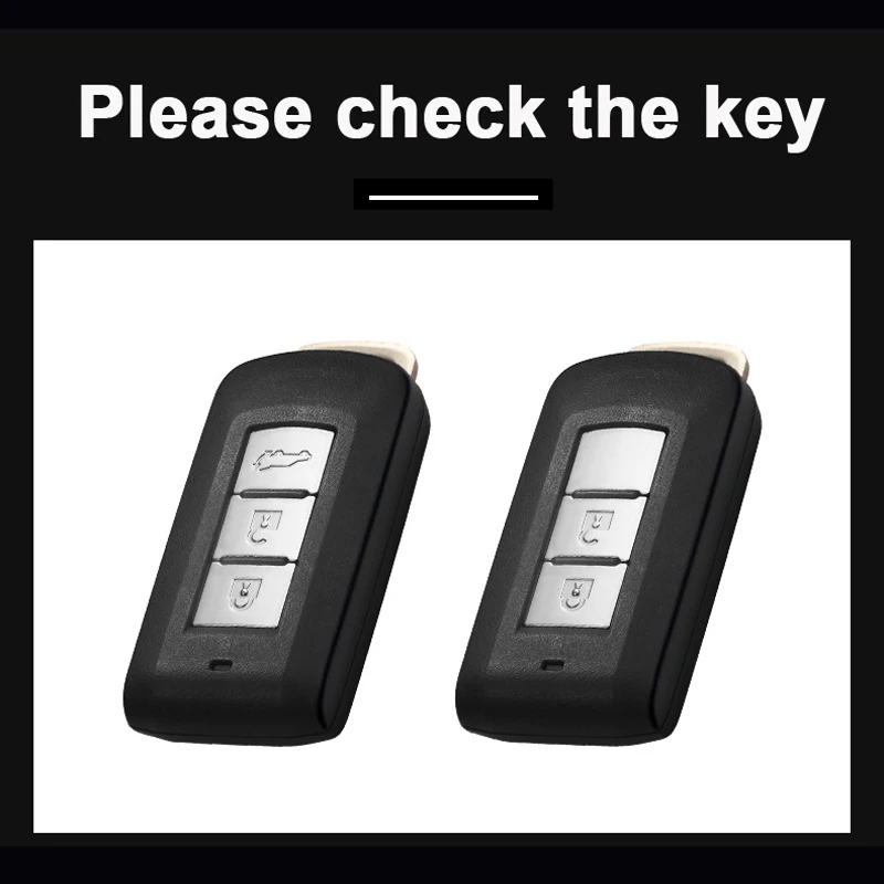 Натуральная кожа оцинкованный сплав чехол для ключа автомобиля Mitsubishi Outlander Lancer 10