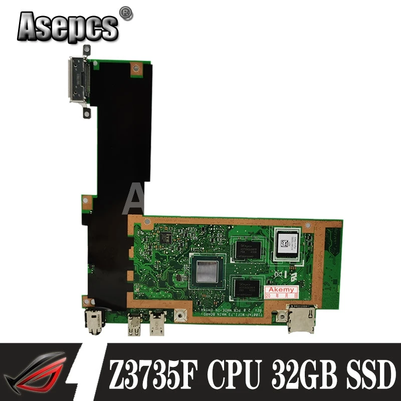 T100TAF материнская плата для For Asus планшет Тест 100% OK Z3735F CPU 32GB SSD|Материнские платы| |