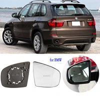 heated rearview side mirror glass for bmw x5 e70 2007 2013 x6 e71 e72 2008 up car electric door wing rear view mirror glass lens