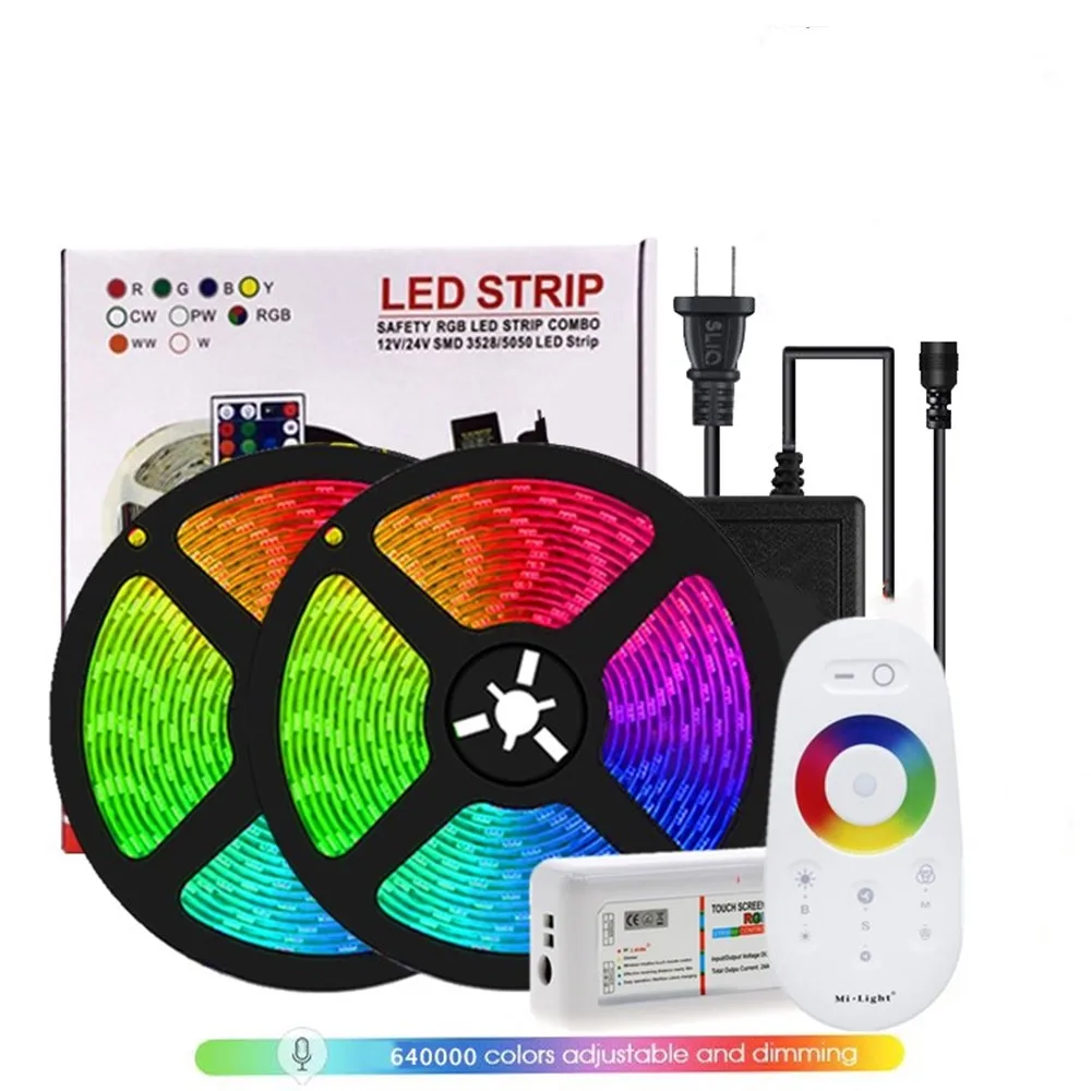 Светодиодная лента 5050 RGB / RGBW 5 м 300 светодиодов изменяемый цвет гибкий светильник +