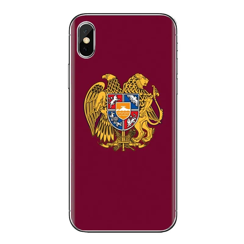 Для sony Xperia Z Z1 Z2 Z3 Z5 compact M2 M4 M5 E3 T3 XA Aqua LG G4 G5 G3 G2 Mini Armenia Россия Eagle Wings флаг силиконовые