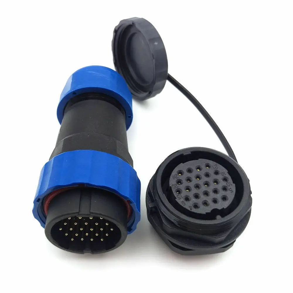 

Промышленный проводной разъем Sd28 ip68 24pin, разъем питания