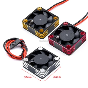 Алюминиевый вентилятор охлаждения 10000 обмин тепловыделение 30 мм x 30 мм для 540 бесщеточный двигатель аксессуары для дрона RC запчасти