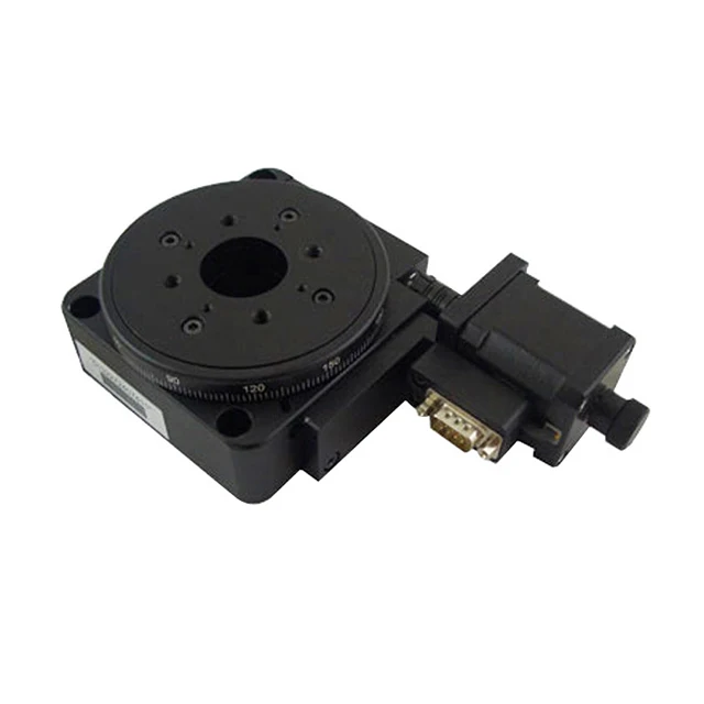 

PX110-100 Motorized Rotation Stages with Stepper Motor Direct drive Worm Gear Revolving precision rotary desk