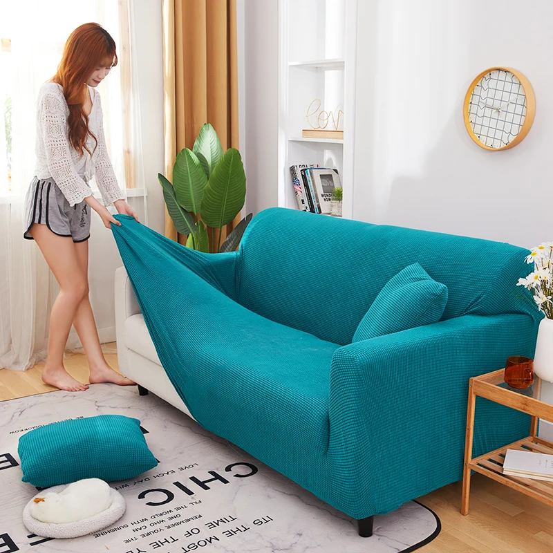 

Elastic Lazy Sofa Cover Soft Universal All Inclusive Nordic Anti Cat Scratch Sofa Cover Living Room Funda Sofa Home Decor DG50SC