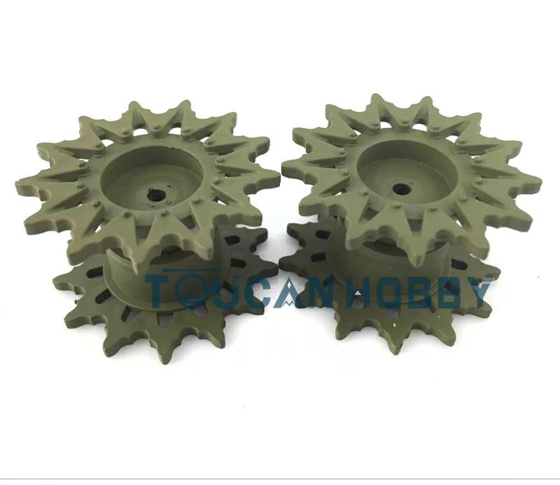 

US Stock Heng Long 1/16 M4A3 Sherman RC Tank 3898 Plastic Sprockets Driving Wheels TH00452-SMT4