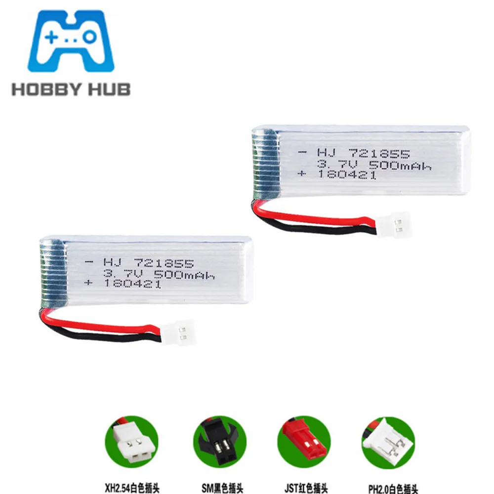 Литий-полимерный аккумулятор 3,7 в, 500 мАч для E50S, E50, T37, H37, H07, X20, запчасти для радиоуправляемого вертолета, дрона, 721855, 3,7 в, аккумулятор для Wltoys V929, V966, V977 Литий-полимерный аккумулятор 3,7 в, 500 мАч для E50S, E50, T37, H37, H07, X20, запчасти для радиоуправляемого вертолета, дрона, 721855, 3,7 в, аккумулятор для Wltoys V929, V966, V977