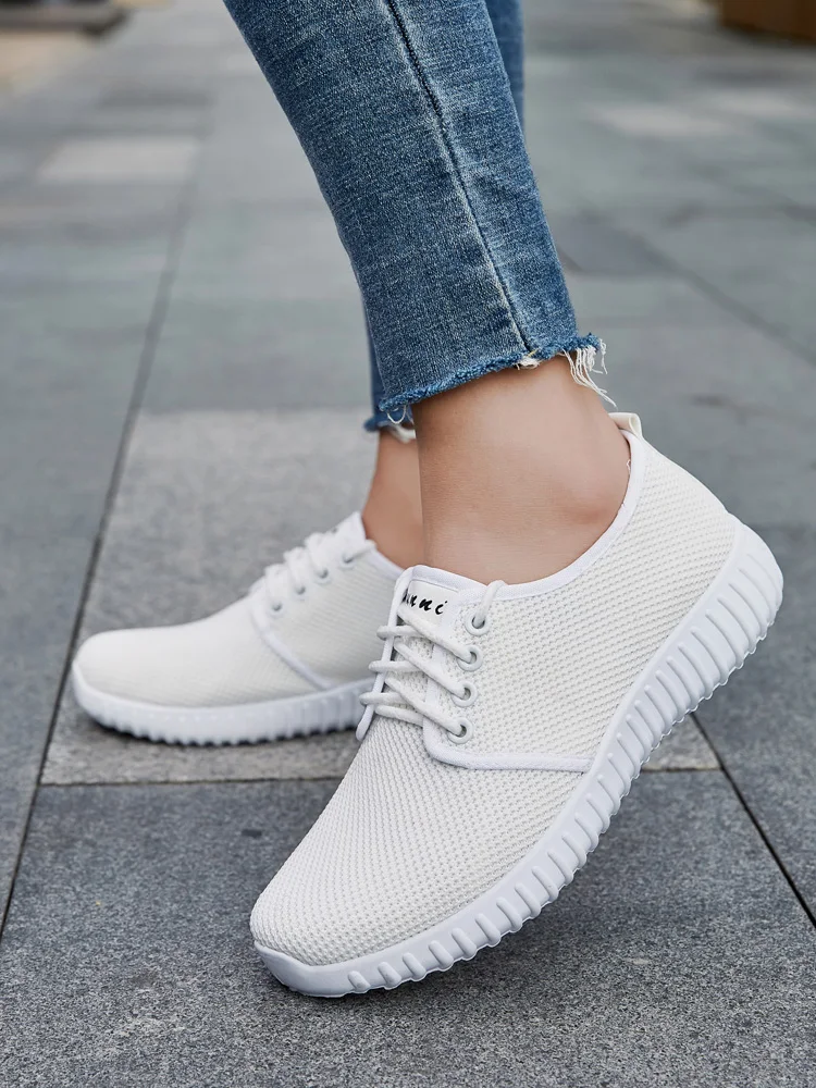 Woven slippers for women vulcanized shoes casual mesh soft walking | Обувь