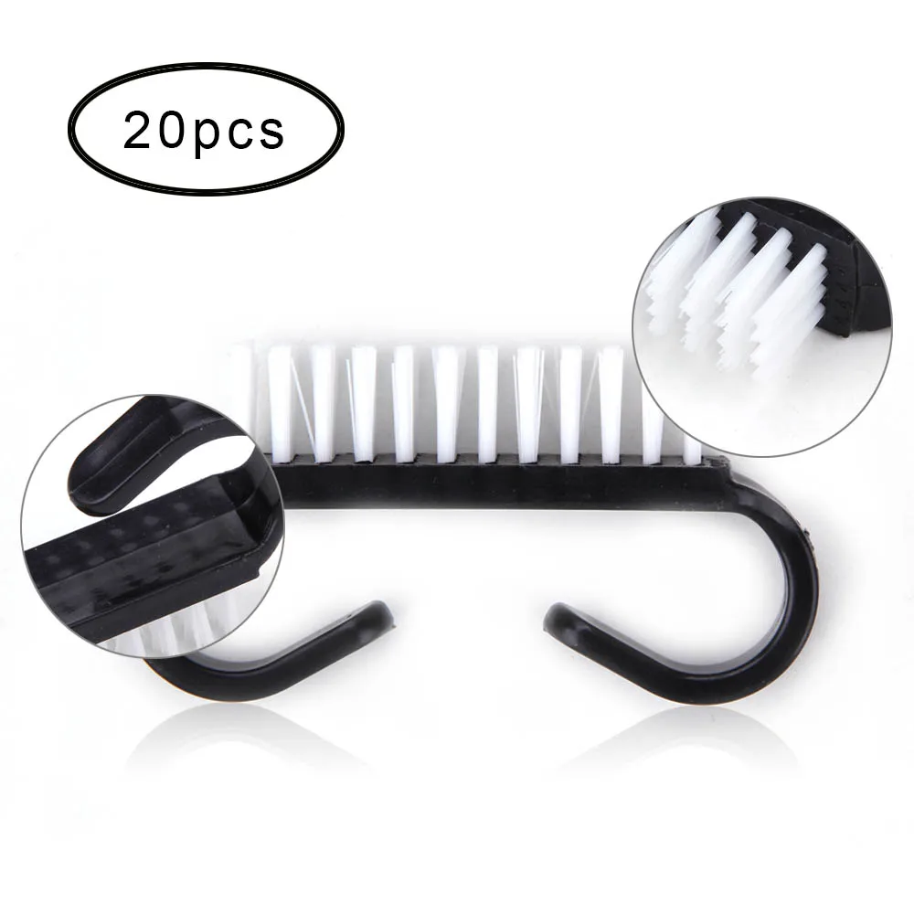 Очищающая щетка для ногтей маникюра и педикюра мягкого удаления пыли