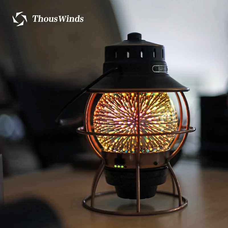 Thous Winds T11 Barebones Railroad Lantern 3D Fireworks Glass Cover LIV-280 LIV-281 Outdoor Camping | Спорт и развлечения