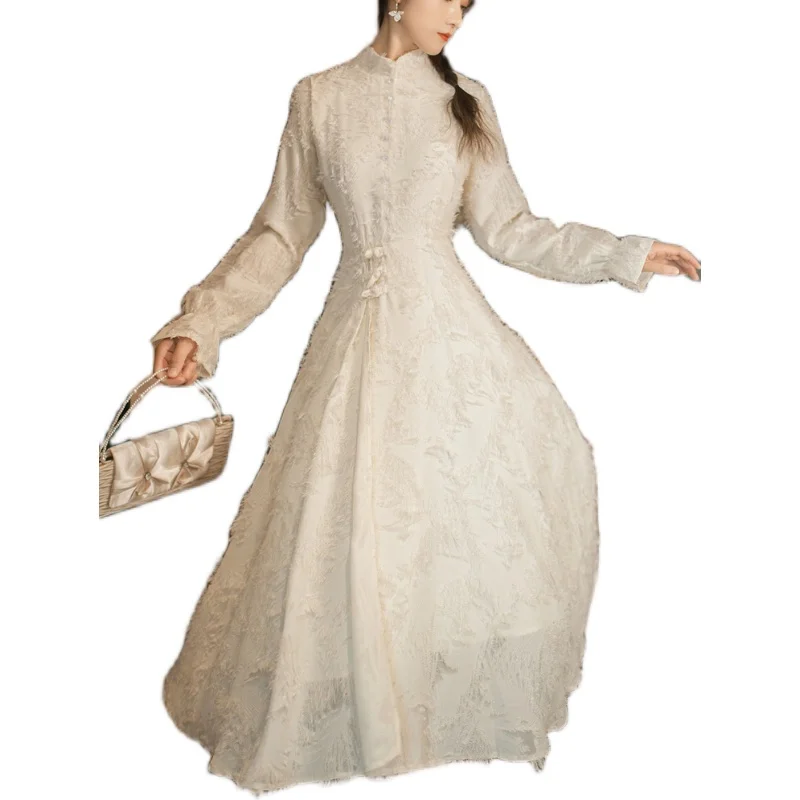 

Restore ancient ways improved qipao dress