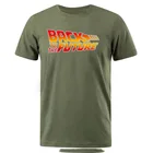 Back to the Future летняя футболка для мужчинженщин классический фильм серии хлопковая футболка для мальчиков с надписью; Топы, футболки в стиле панк-рок, футболка