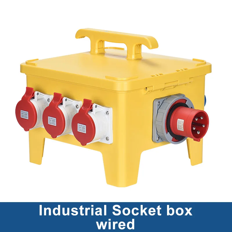 Наружная Водонепроницаемая промышленная розетка с выключателем MCB RCBO 220V 380V 16A 32A UK