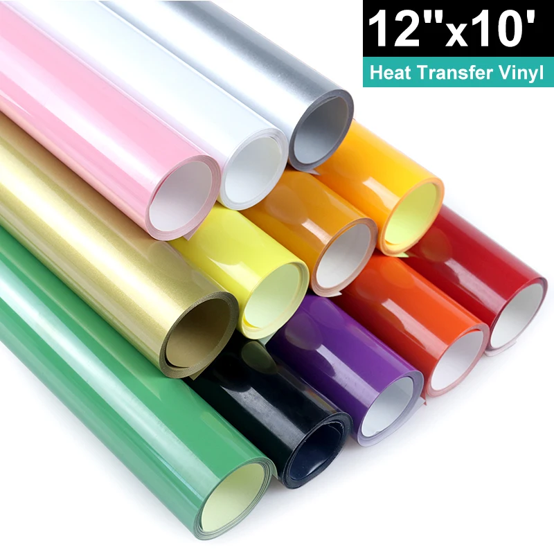 2019 Новый 1 рулон 12 &quotx10'/30 см x 304 Виниловая термопереводная железная пленка для