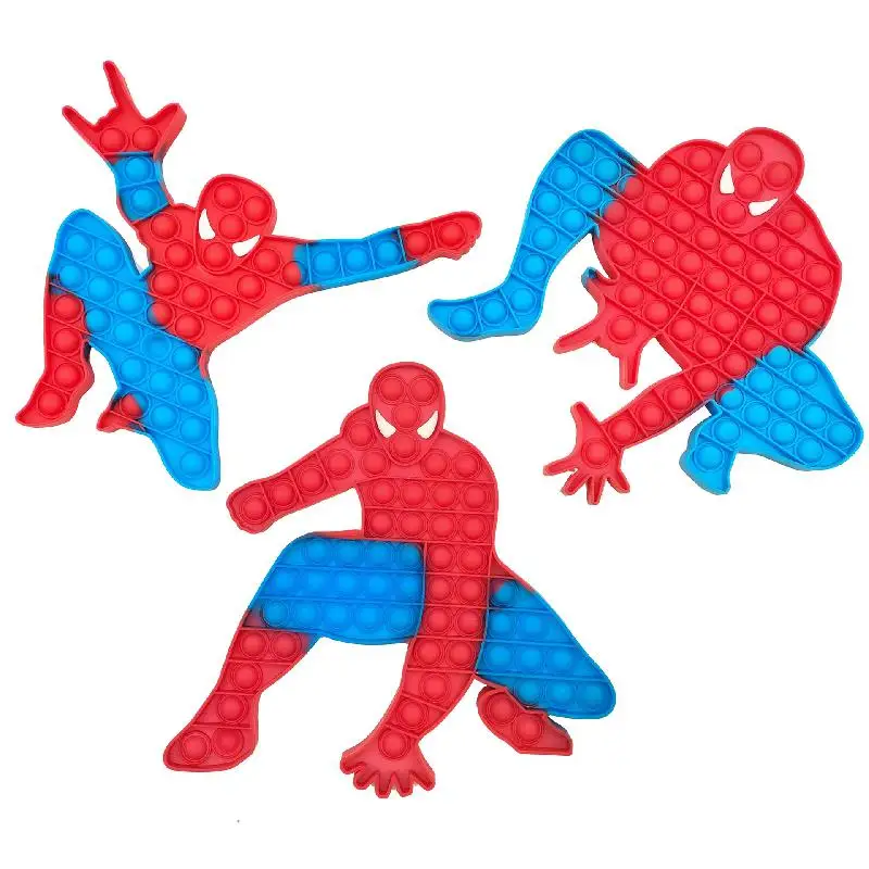 

Wholesale Marvel Spider-Man Thanos Captain America Fidget Toys Antistress Relief Toys Squeeze Toys for Children Simple Dimple