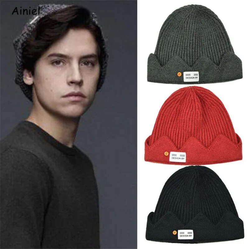 Зимняя Теплая Шапка-бини для косплея Riverdale шляпа Jughead Jones Эксклюзивная вязаная