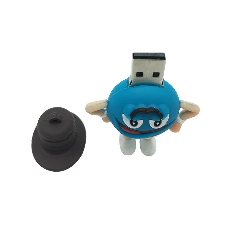 USB флэш-память 64 Гб мини шоколадные бобы USB 2,0 4 ГБ 8 ГБ портативный флеш-накопитель 32 Гб креативная мультяшная Флешка 16 Гб подарок на праздник